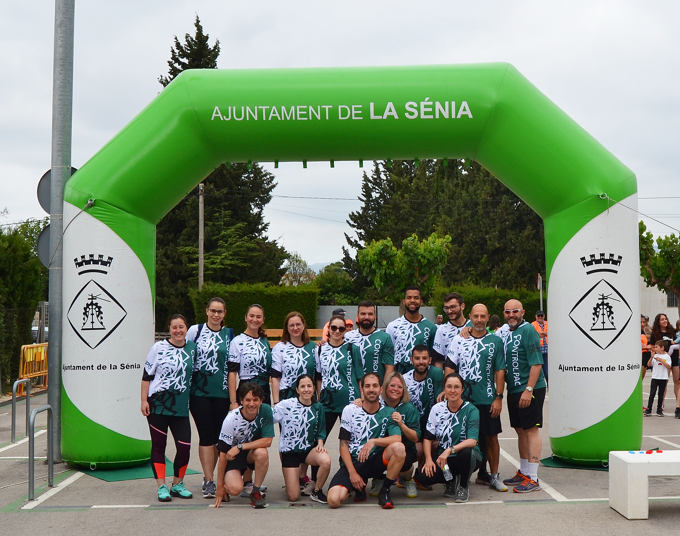 Equipo Controlpack en la ForestGymcana de la Sénia