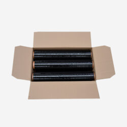 Film estirable negro en caja superior