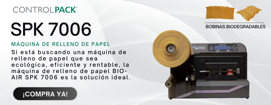 Te presentamos la máquina de relleno de papel BIO-AIR SPK 7006