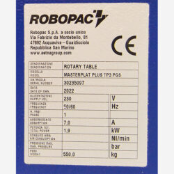 Masterplat Plus PGS TP3 matricula