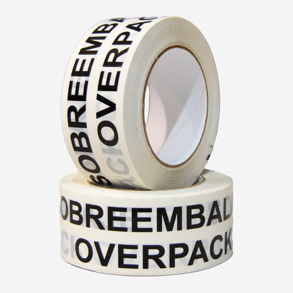 Cinta adhesiva impresa "SOBREEMBALAJE OVERPACK"