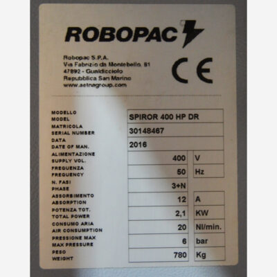 Spiror 400 HP DR matricula