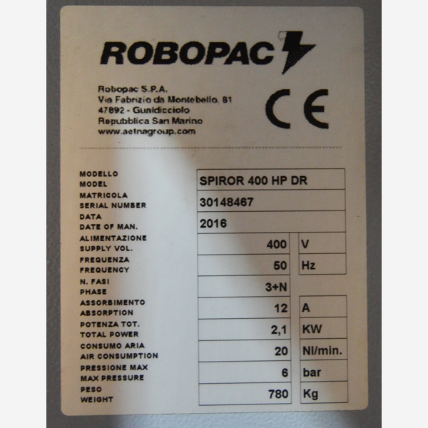 Spiror 400 HP DR matricula