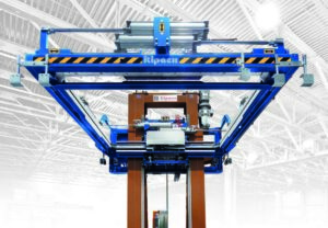Flejadora automática para el sector de la cerámica