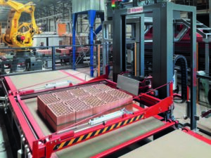 Flejadora automática para ladrillos y bloques