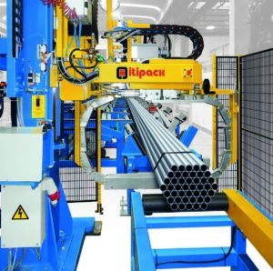 Líneas automáticas de flejado para el sector del metal para productos largos
