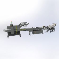 Línea automática de envasado Flowpack