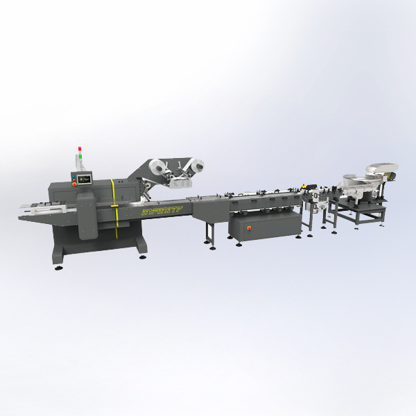 Línea automática de envasado Flowpack