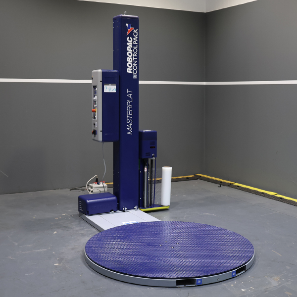 Enfardadora Masterplat Plus PGS con mástil de 2.200 mm lateral izquierdo