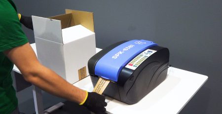 Nuevo dispensador automático de papel engomado SPK 6381