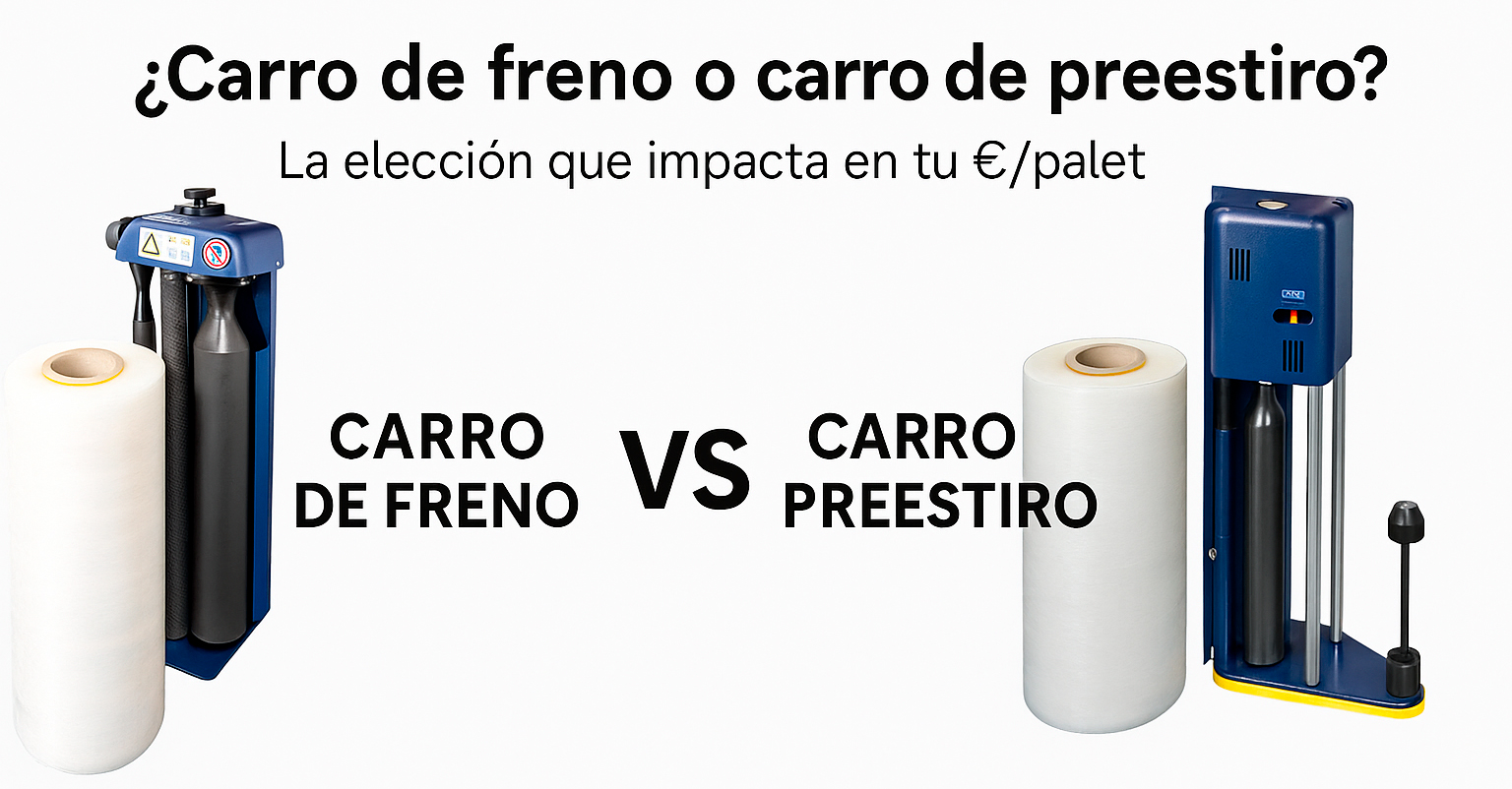¿Carro de freno o carro de preestiro? La elección que impacta en tu €/palet