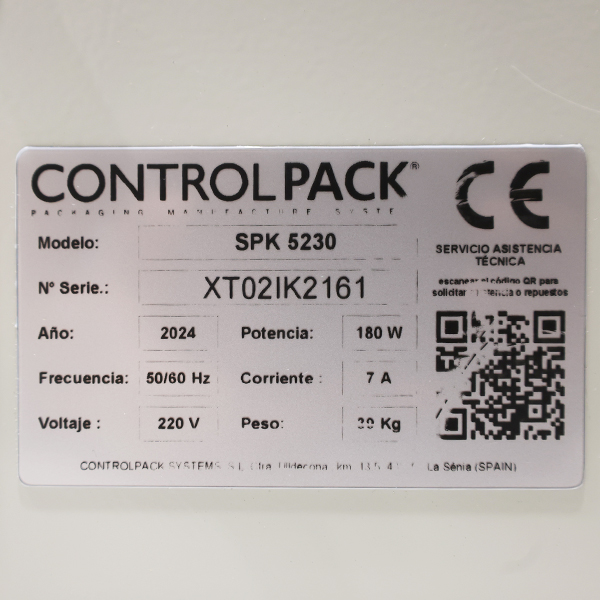 Fajadora automática SPK 5230 Arco 460 x 200 mm T30 matricula